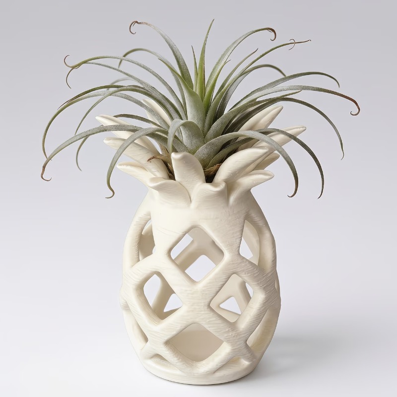 حامل نباتات هوائية على شكل أنا - مراجعة Air Plant Tillandsia وسعره