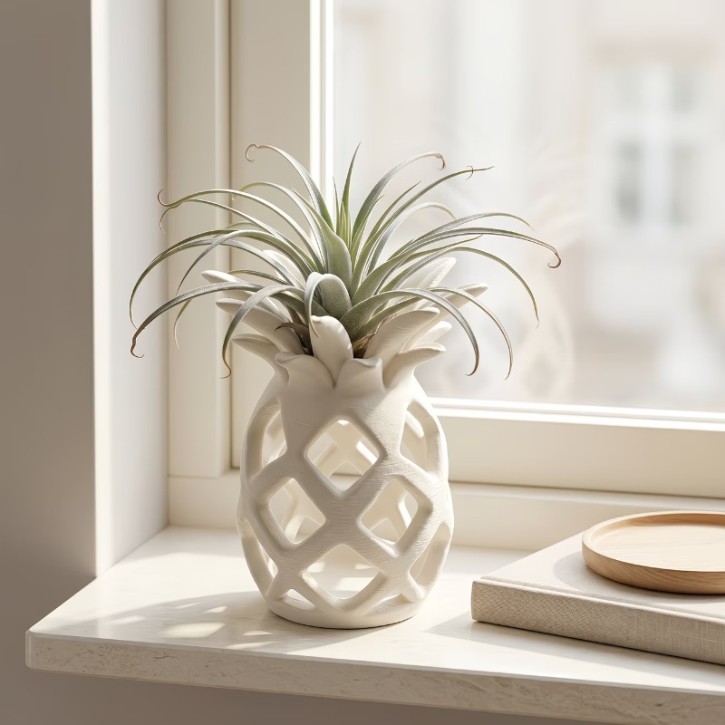 حامل نباتات هوائية على شكل أنا - مراجعة Air Plant Tillandsia وسعره