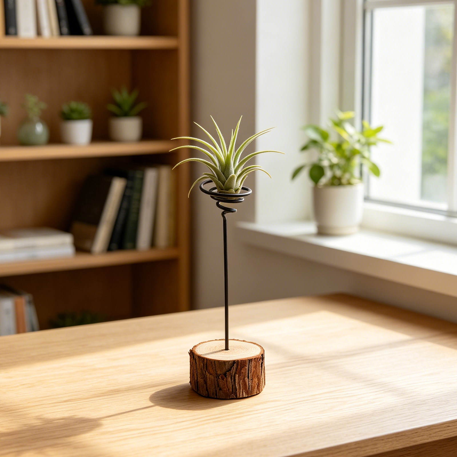 حامل صغير للنباتات الهوائية بت - مراجعة Air Plant Tillandsia وسعره